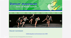 Desktop Screenshot of dancinmovement.com